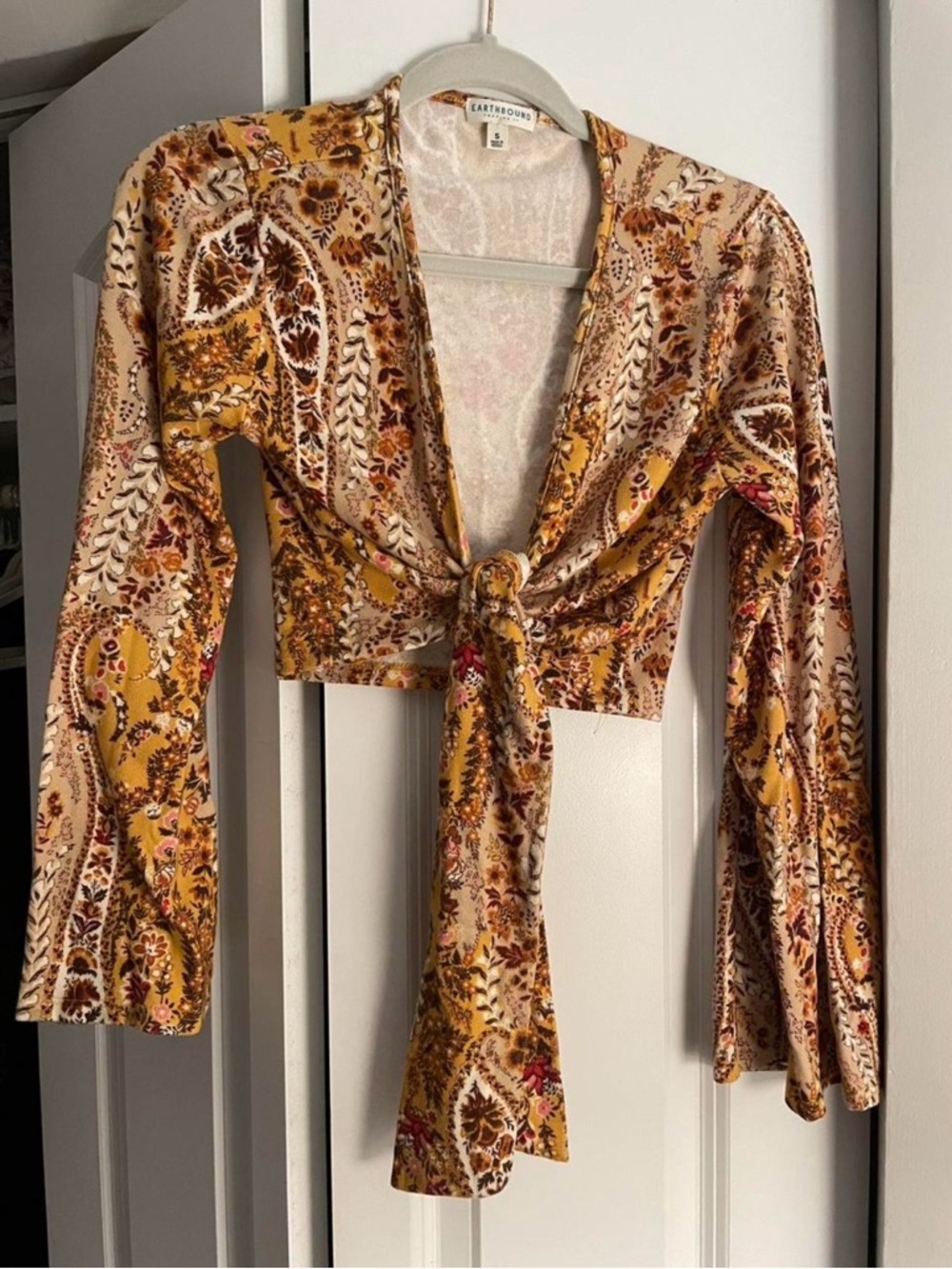 EarthBound Trading Co. Cropped Cardigan